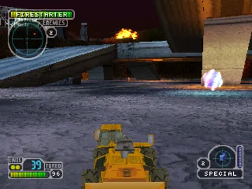 Twisted Metal 3 (US) screen shot game playing